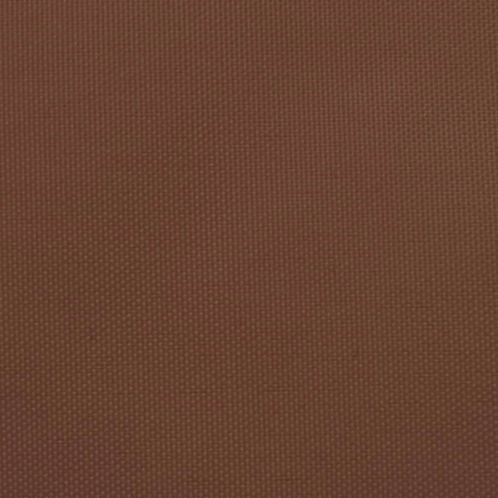 Vela parasole triangolare in tessuto Oxford 45 x 45 x 45 m marrone 02_0009851