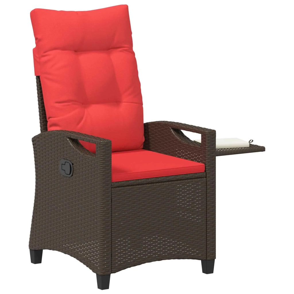 Sedia da giardino reclinabile 56 x 60 x 112 cm acciaio 42026846