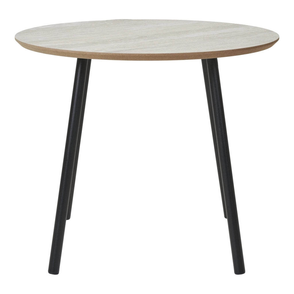 Tavolino Aalst, Beige, MDF, 55x55x45 cm