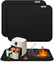 Due pezzi di protezione contro il fuoco 40x50cm protezione contro il calore per airfryer, protezione contro il calore, protezioni per la protezione dei piano di lavoro, protezioni per la protezione dei piano di lavoro dei macchinari per caffè