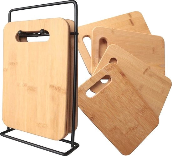 Set di taglieria in legno professionale da 4 - Sostenibile e multifunzionale