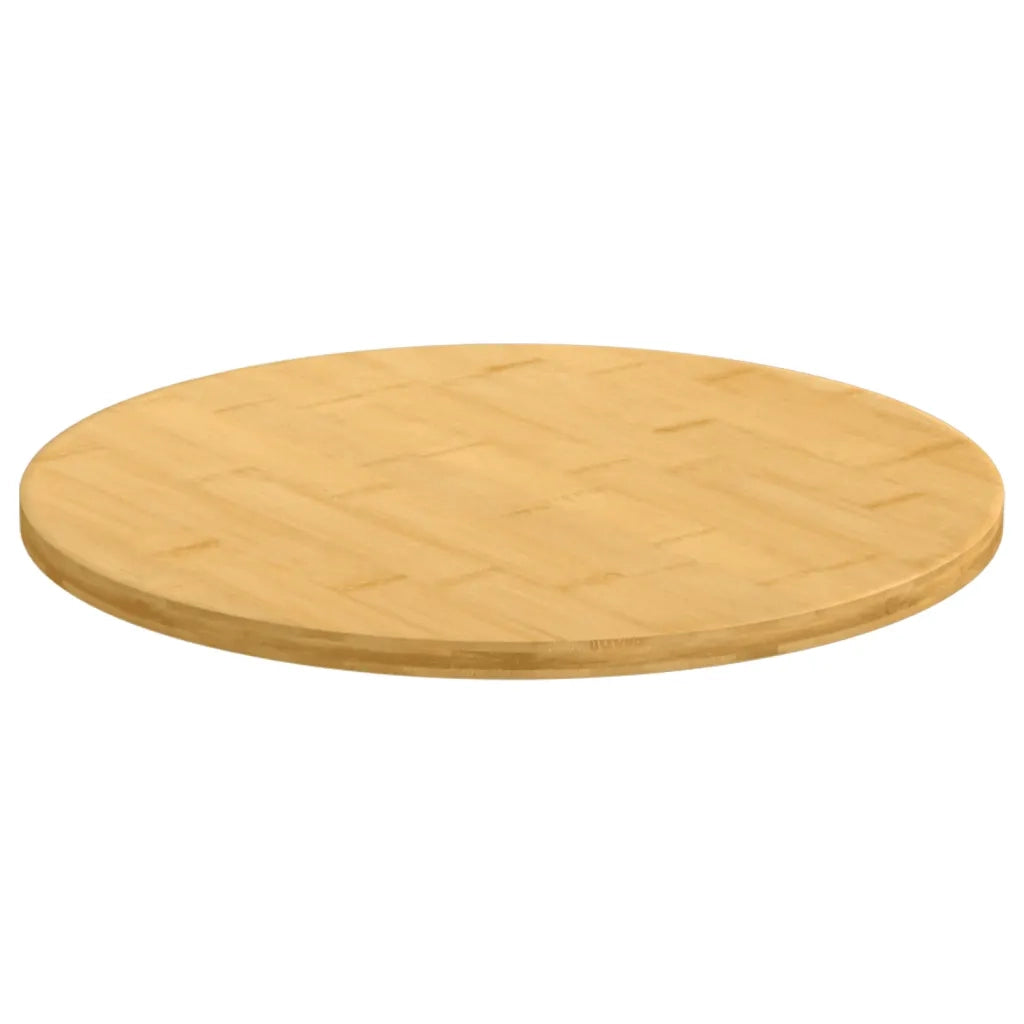 Piano del Tavolo Ø50x1,5 cm in Bambù 352673