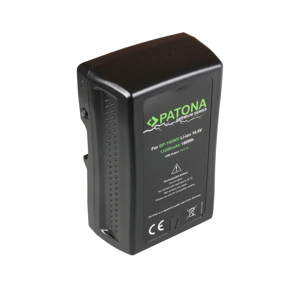 Patona Batteria V-Mount 190Wh / 14,4V / 13200mAh