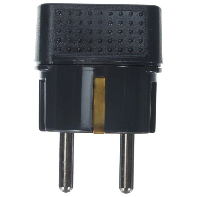 Bticino Adattatore con Spina Tedesca e Presa Bipasso 1500W Nero