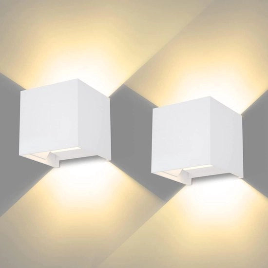 Lampada LED esterna IP65 con fascio di luce regolabile nera - Esterni & Bagno