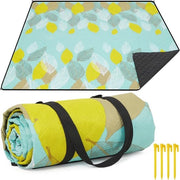 Ombrello XXL impermeabile per picnic - Ideale per spiaggia e campeggio (200 x 200 cm, Verde)