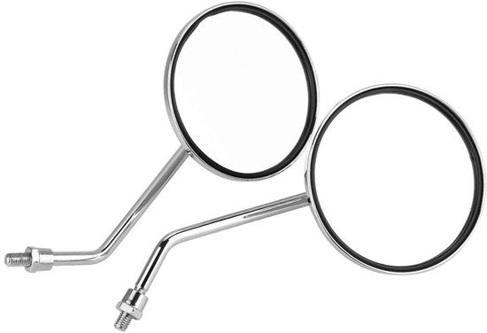 Specchi Rettromarcia per Motocicletta - Visibilità Chiara - Rondi - 8 mm - Per Motocicletta - Inclusi 2 Specchi
