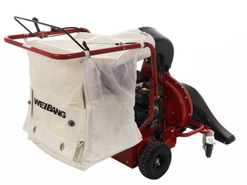 Aspirafoglie Weibang WBLV506C con motore a scoppio 196cc ampiezza 80cm