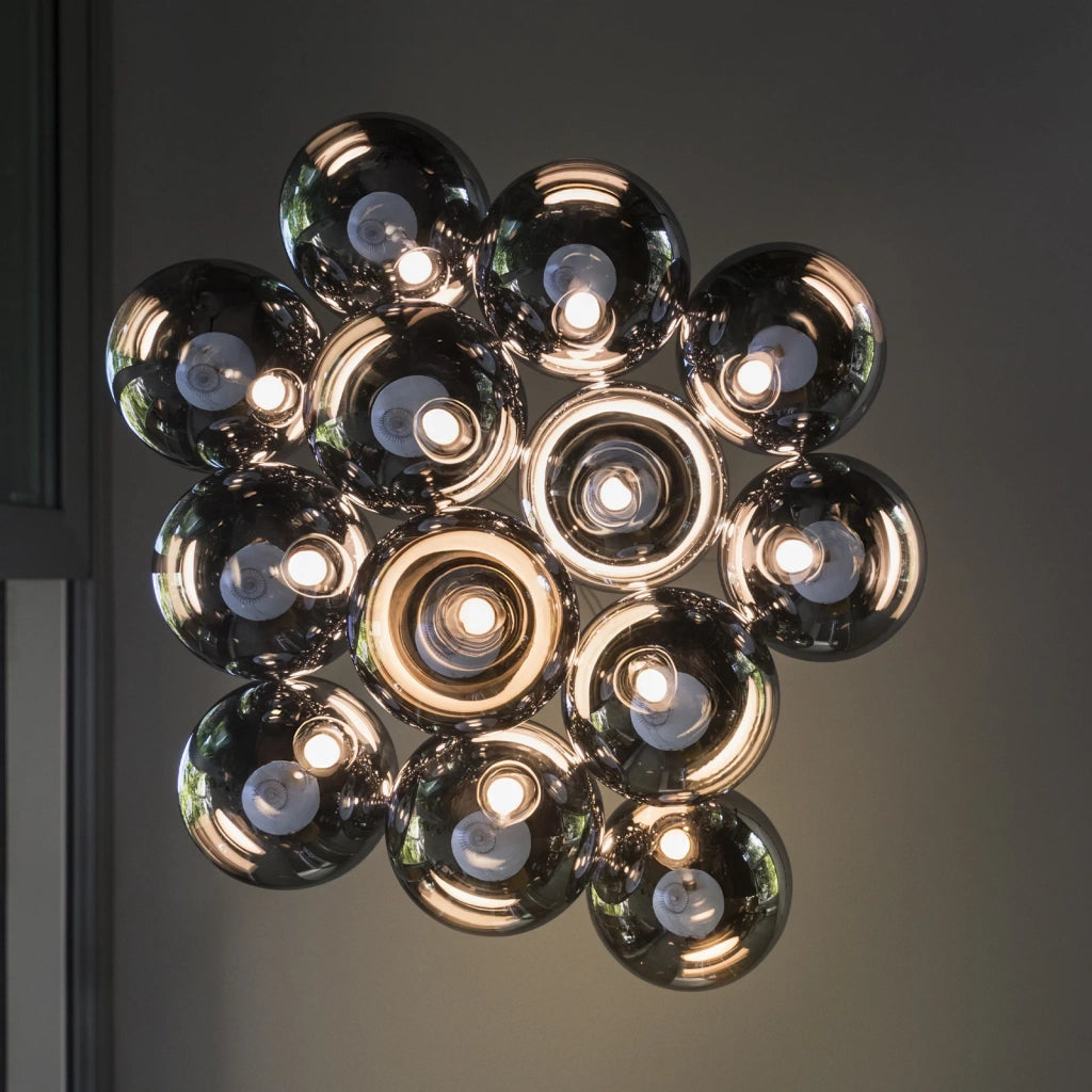 Ricambio Vetro Mapa Cromo 10Cm Altezza 10Cm Materiale Vetro Ideal Lux