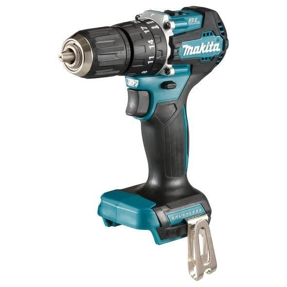 Makita DHP487Z trapano 1700 Giri/min Senza chiave 1,4 kg Nero, Blu