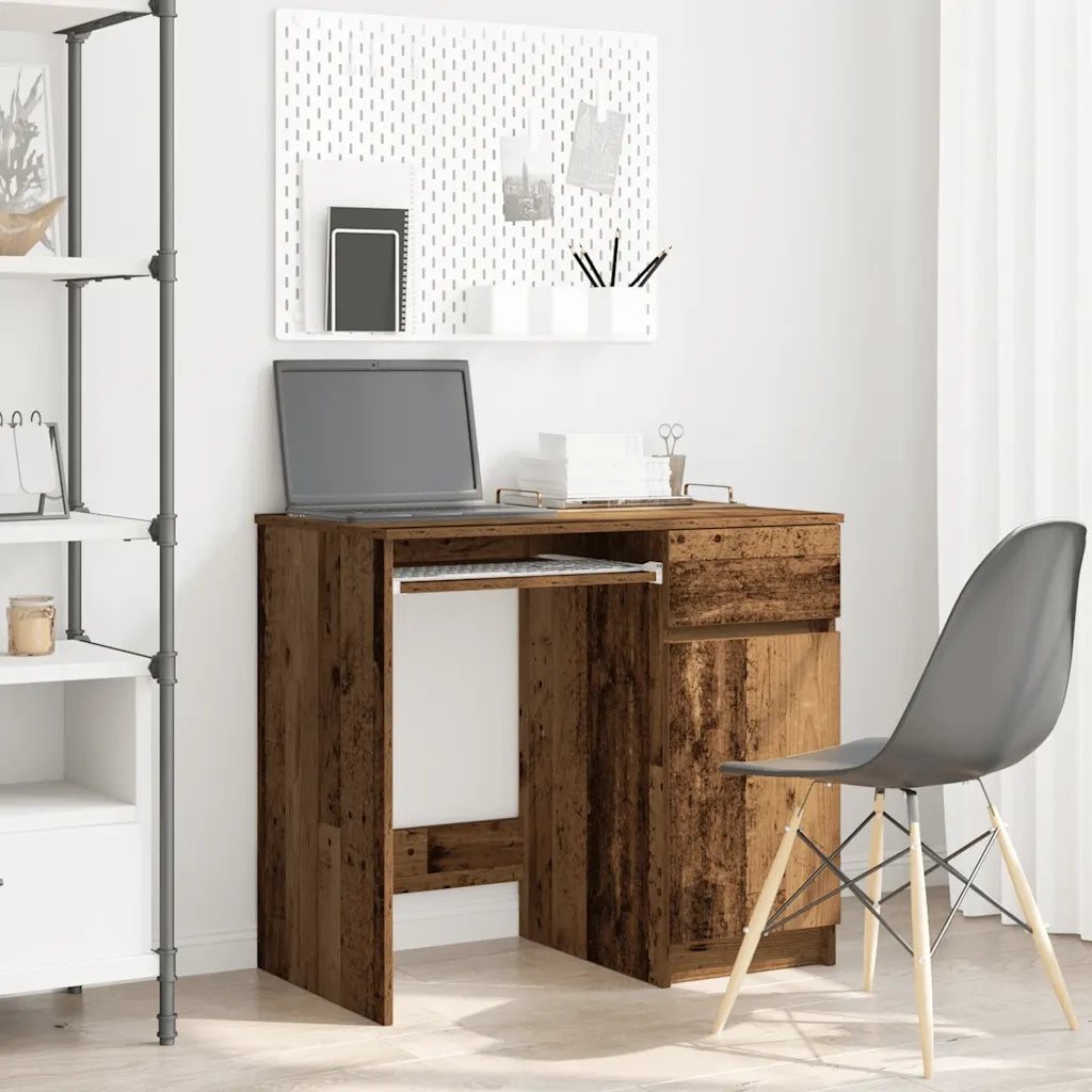 Scrivania Legno Antico 86x49x76 cm in Legno Multistrato 861830