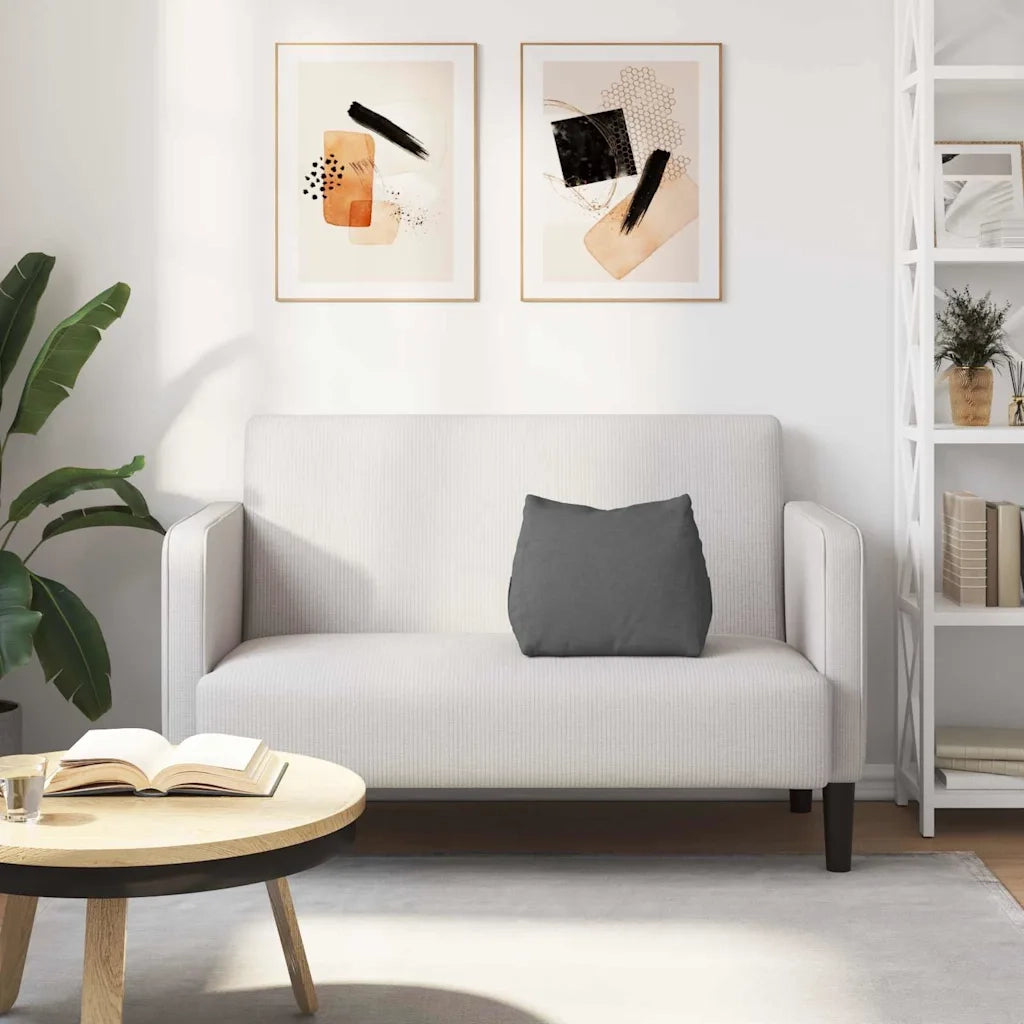 Cuscino per Schiena | Cuscino dorsale Grigio scuro 45 x 20 x 35 cm Tessuto