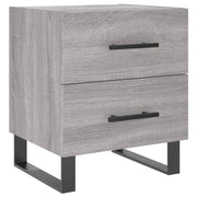 Comodino | Armadio da Notte | Mobiletto da notte Grigio Sonoma 40x35x47,5 cm in Legno Multistrato