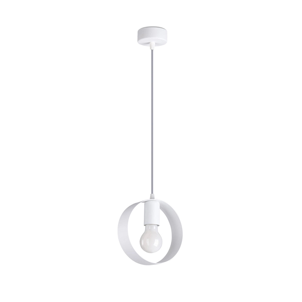 Lampada a sospensione Pure Lume LOFTEN bianca metallo