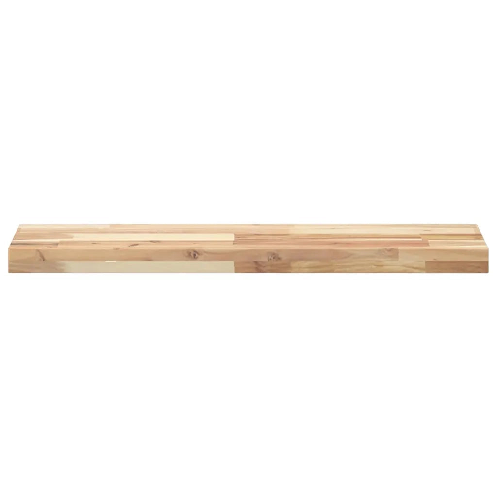 Ripiano a Parete 80x20x4 cm Legno Massello Acacia Non Trattato 3279423