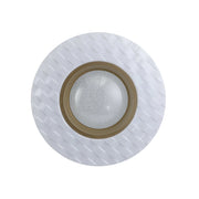 Plafoniera LED rotonda BUMI Italux bianco oro Ø38 24W