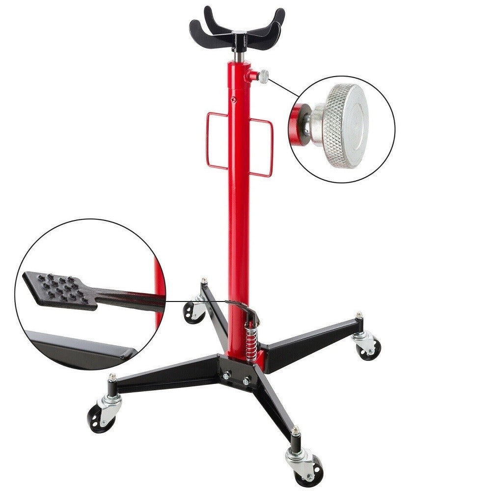 Trade Shop - Sollevatore Da Fossa Idraulico A Pedale Con Ruote Per Sottoponte 500kg Hm2301 -