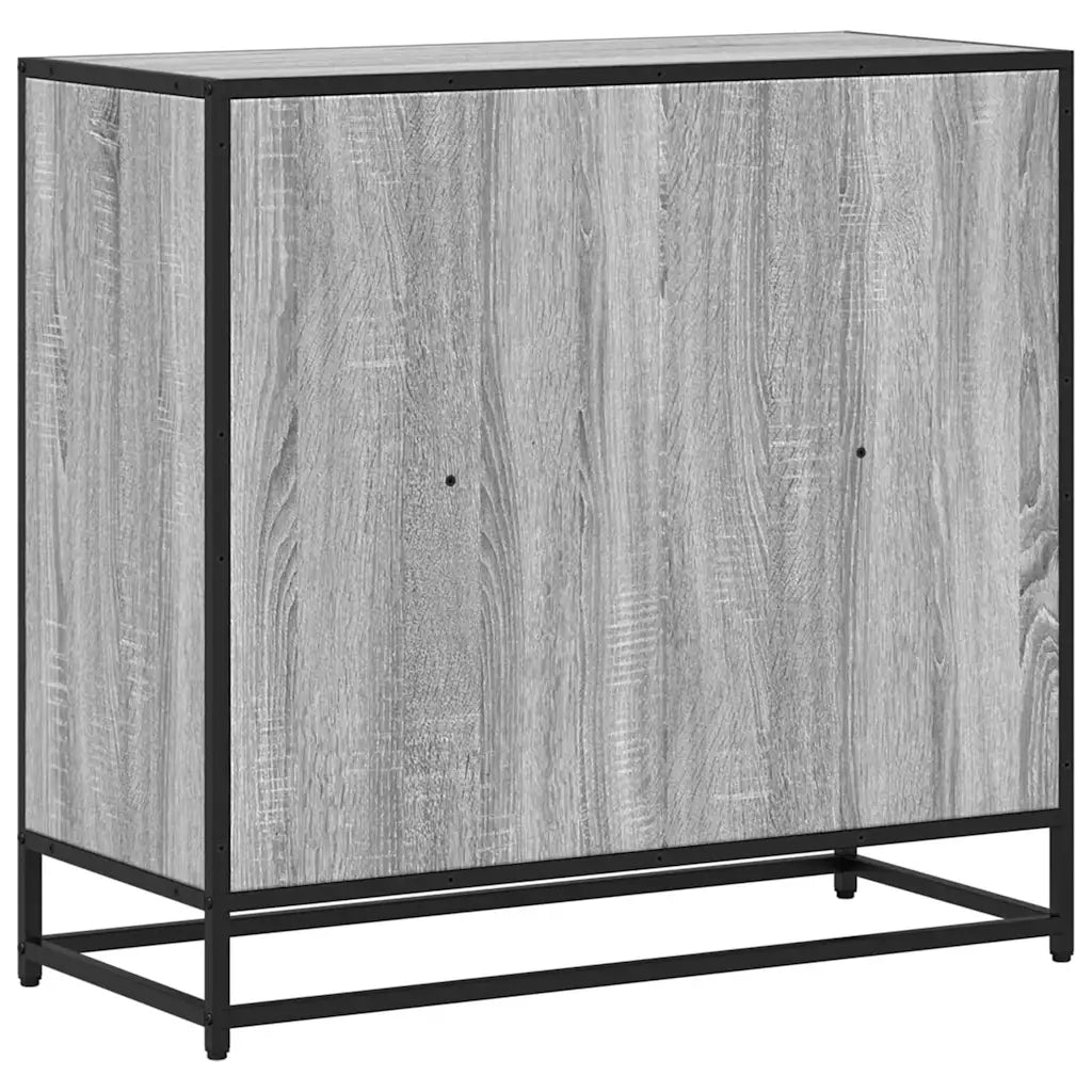 Libreria Grigio Sonoma 80,5x35x76 cm in Legno Multistrato 849107
