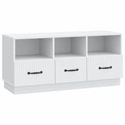 Mobile TV-Credenza per TV Bianco 102 x 34,5 x 47 cm Legno ingegnerizzato 140038