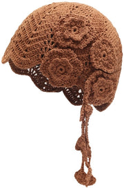 Cappello in cotone - Fatto a mano - Misura 54-56 cm - Leggero - Sovrappensiero - Disegno creativo - Cappuccio