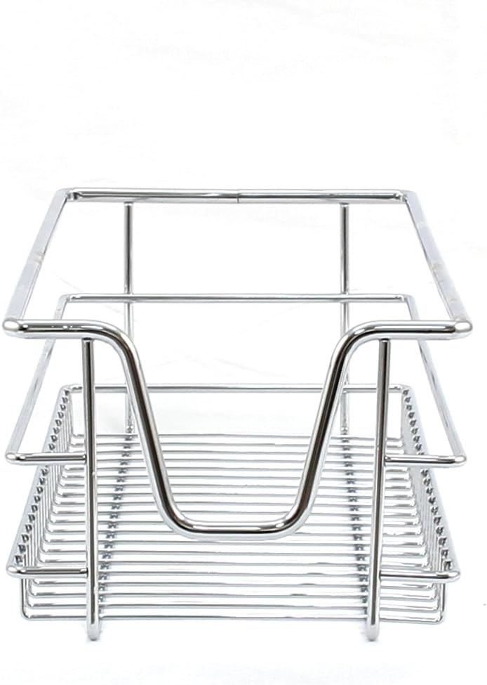 Tirare Fuori Cestini in Acciaio da Cucina Cestelli Organizzazione Credenza da 30cm