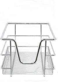 Tirare Fuori Cestini in Acciaio da Cucina Cestelli Organizzazione Credenza da 30cm