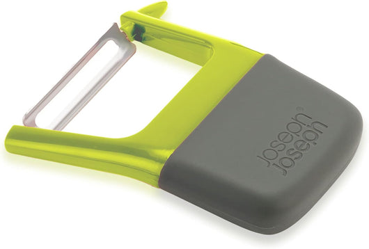 Joseph Joseph Duo Pela Patate e Verdure, Taglia Verdure Multifunzione con Impugnatura Ergonomica Antiscivolo, Verde