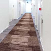 Passatoia Scala Bordata 67x260 cm Ingresso Corridoio Tappeto Cucina Gradini Zig Zag Marrone