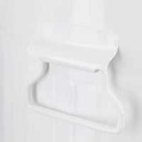 Pattumiera vintage a pedale per cucina o bagno in metallo 3 litri bianco 13_0002319