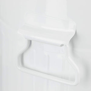 Pattumiera vintage da cucina bagno a pedale in metallo 12 litri bianco 13_0002319_3