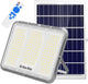 Faretto LED Solare da Esterno 600W, Faro con Sensore Crepuscolare e 150 LED
