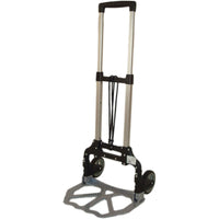 CARRELLO PORTAPACCHI SACCHI CON PALA PIEGHEVOLE PORTATA MAX 80Kg 39x40x98cm 4F