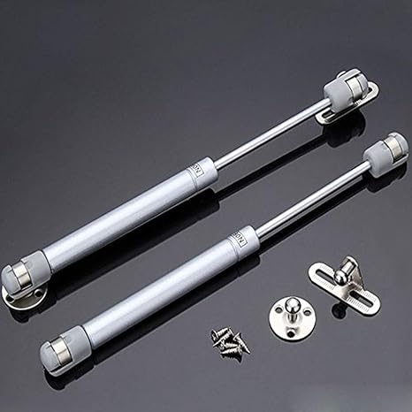 Molle a Gas 150N 2 PZ pistone a gas per ante Ammortizzatore per Cucina e Mobili Pneumatico Braccetto supporto di sollevamento automatico Peso massimo 15 Kg