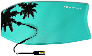 Tavola da Surf in XPE, EPS e HDPE, Tavola Surf Bambini e Adulti con Leash per Polso, Tavoletta Mare Disponibile in Vari Colori, Carico Massimo 85 kg (94 x 47 x 5,5 cm, Turchese)