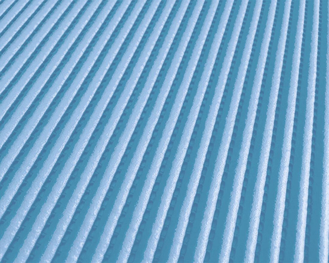 Tappeto Gomma Bordo Piscina Rotolo 15 MT Multiuso Lavello Azzurro