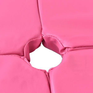 Tappetino per Pole Dance Pieghevole Tappeto per Palo da Danza Antiscivolo, Diametro 150 x 5 cm(Rosa)