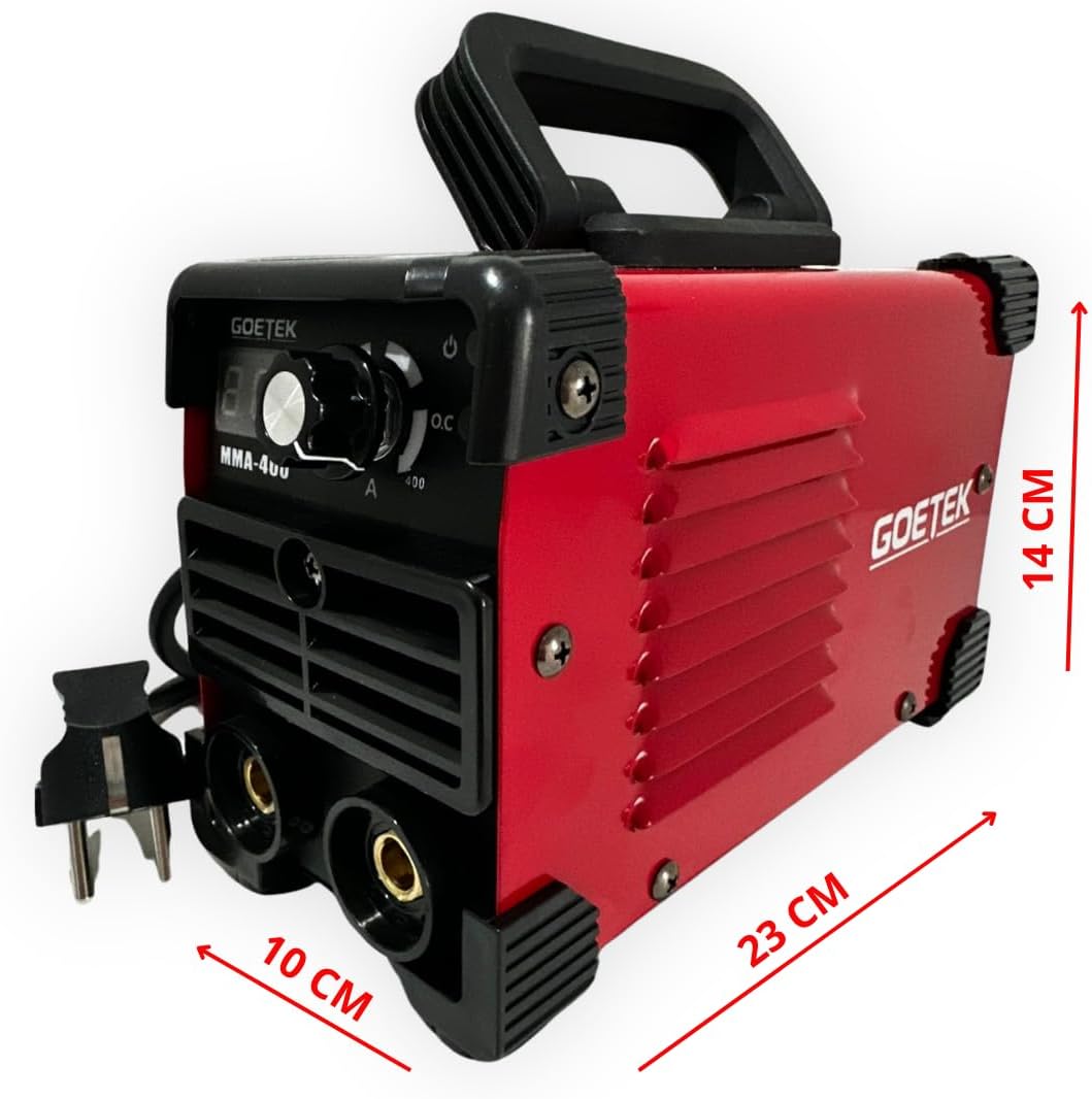 Mini Saldatrice Inverter MMA 400A Ultra Compatta | IGBT DC, VRD, Display LED