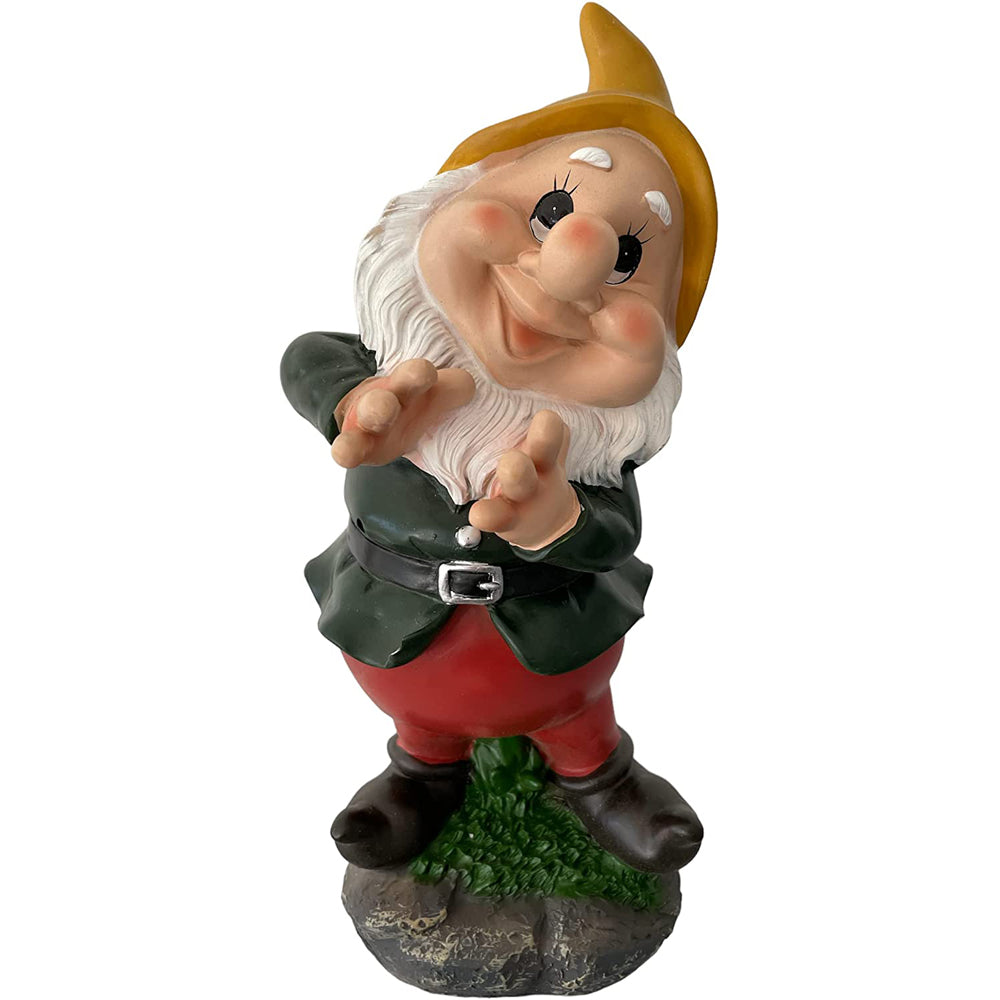 SET DA GIARDINO ESTERNO 8pz POLIRESINA BIANCANEVE H. 44cm CON 7 NANI H. 28cm 6130640