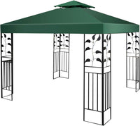 Tetto di Ricambio per Gazebo da Giardino Copertura di Ricambio Gazebo 3 x 3 m (Verde)