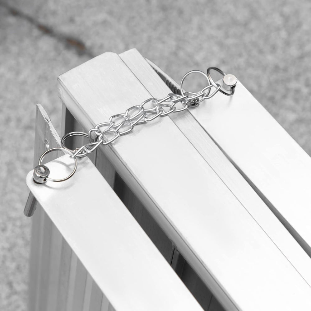 RAMPA X SEDIA A ROTELLE IN LEGA DI ALLUMINIO ANTISCIVOLO 272KG 183x72x5cm HOMCOM