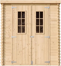 TIMBELA M309C+M309G Casetta da Giardino in Legno CON PAVIMENTO TRATTATO - 3.53 m2