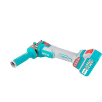 SMERIGLIATRICE ANGOLARE 115mm 20V+2 BATTERIE 4Ah+10 DISCHI X METALLO+BORSA TOTAL