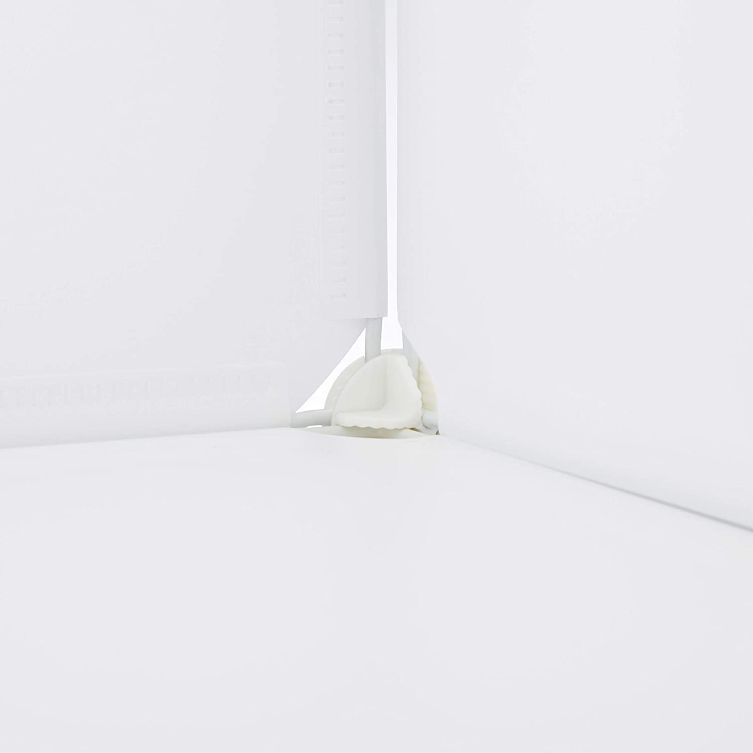 Scaffale per armadio scarpiera in plastica 12 scomparti 125 cm bianco 13_0001638_3