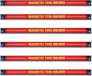 Portautensili Magnetico Composto da 3/6 Pezzi per Chiave Coltelli Cacciaviti,Capacit¨¤ Carico10 kg (6)