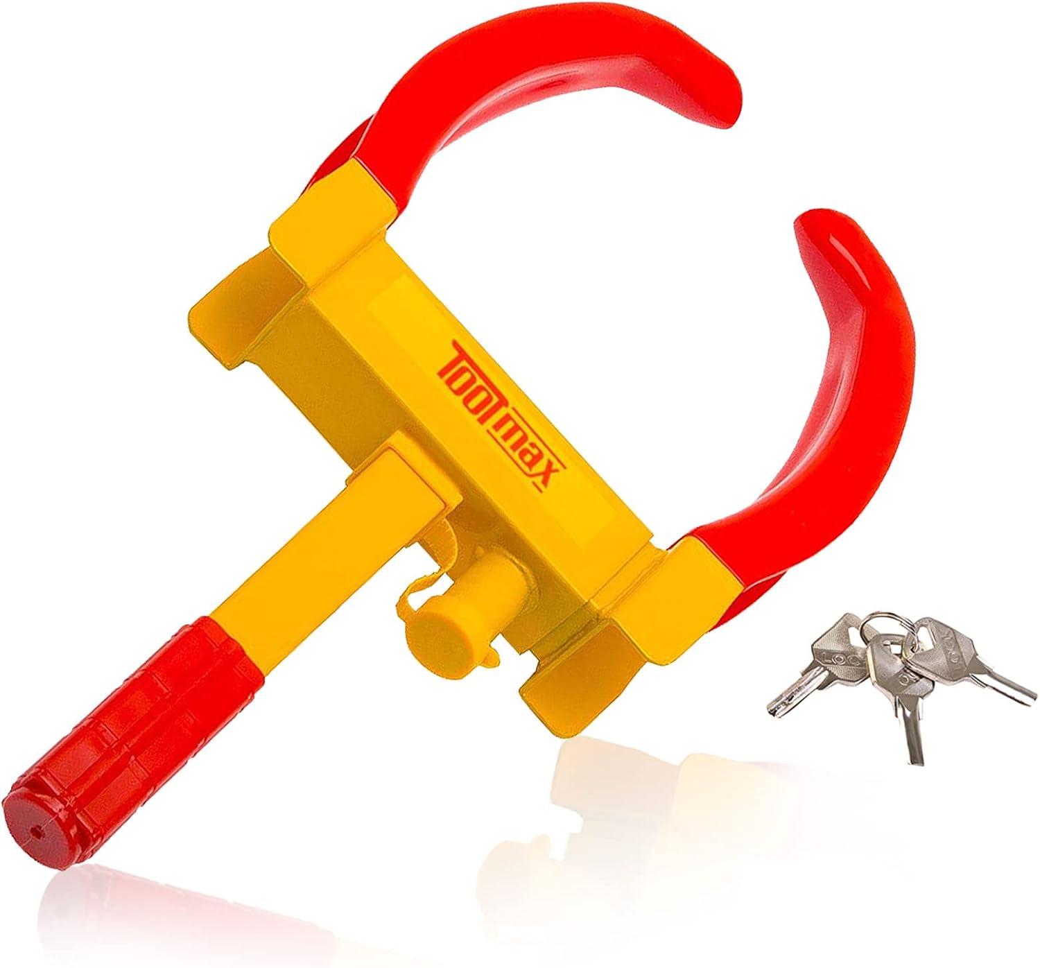 Blocco Ruota Auto Antifurto Bloccaggio per Pneumatico Ruote con 3 Chiavi