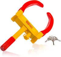 Blocco Ruota Auto Antifurto Bloccaggio per Pneumatico Ruote con 3 Chiavi