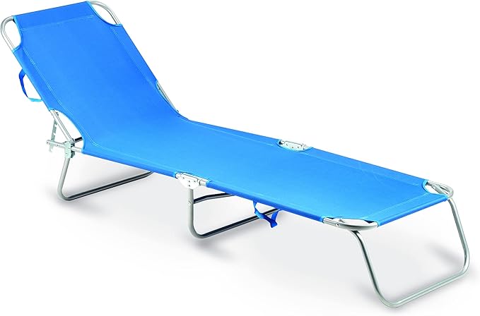 Lettino pieghevole Maiorca colore blu L1548016