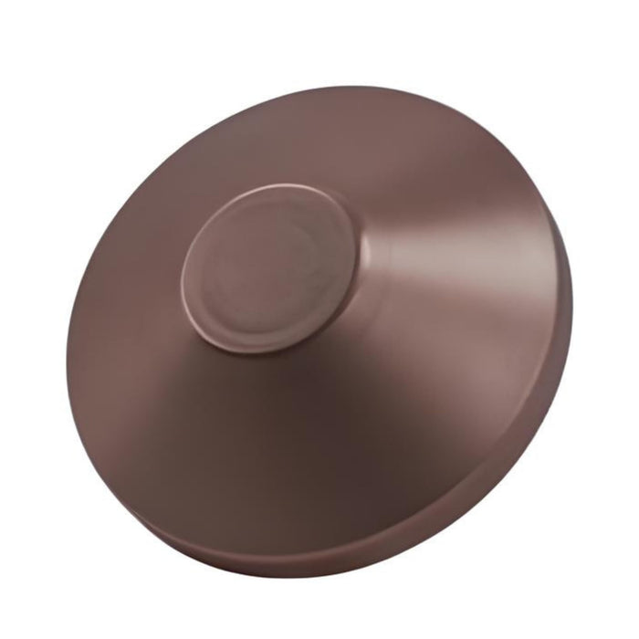 Copripalo Pali per Recinzioni rotondi, Tappo per Pali in Rame ø140 mm, Copertura Pali in Legno per Recinzione