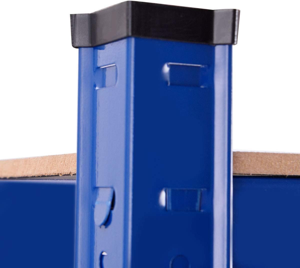 Scaffale con 4 Ripiani, Scaffalatura per Magazzino Garage Capannoni Uffici 80 x 40 x 160 cm