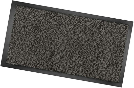 Zerbino Asciugapassi Antiscivolo 60x90 cm Tessitura Morbida Retro Gommato Antracite